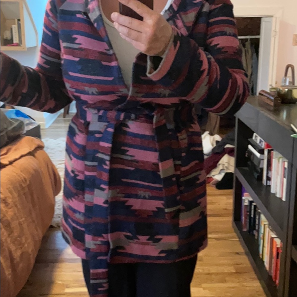 Aztec print jacket